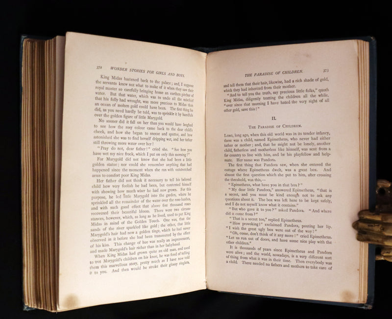 1892 Scarce Victorian Book - Fifty-Two Fairy Tales signed by Alfred Henry Miles. Illustrated.