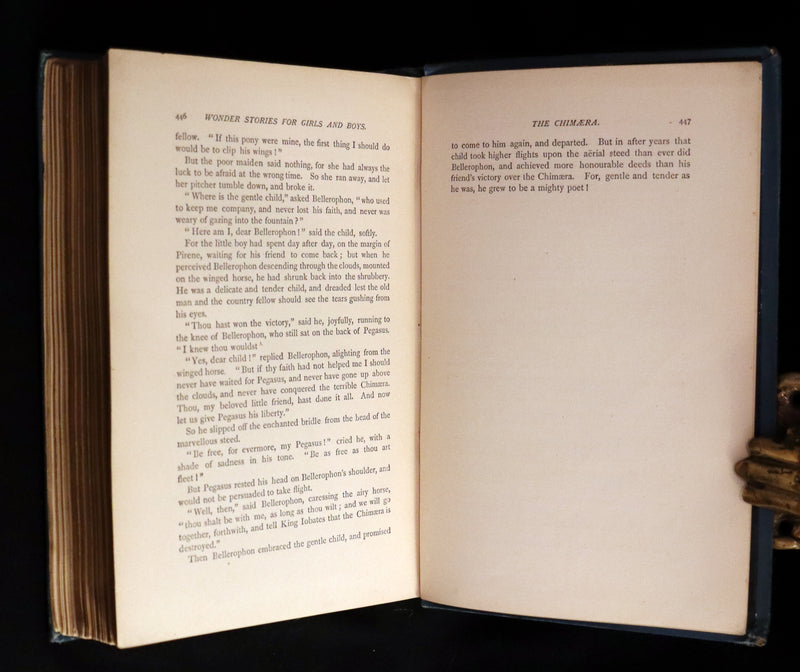 1892 Scarce Victorian Book - Fifty-Two Fairy Tales signed by Alfred Henry Miles. Illustrated.