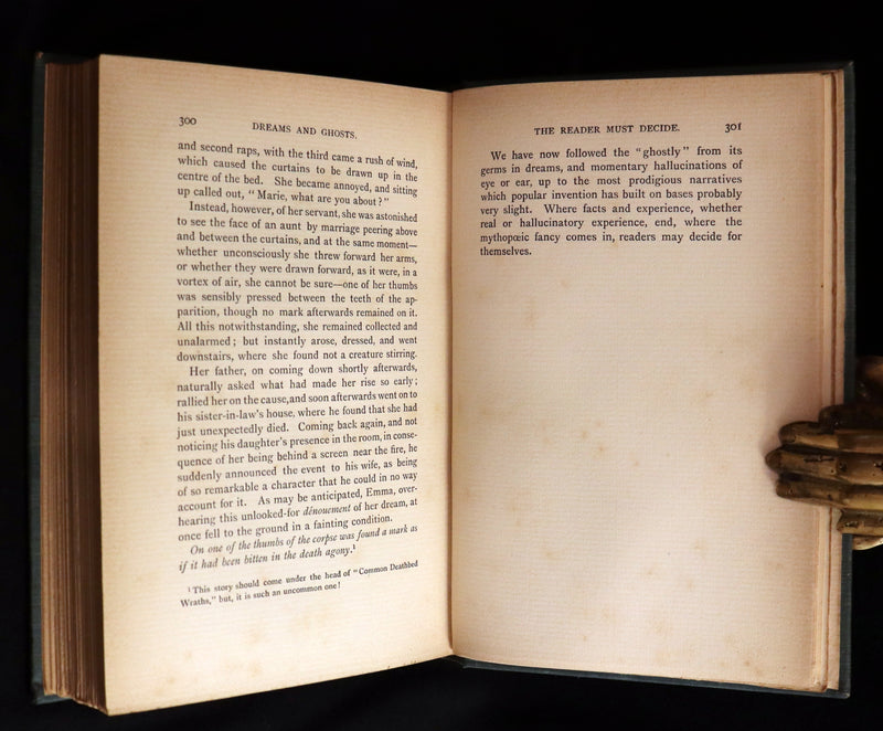 1897 Scarce First Edition - THE BOOK OF DREAMS AND GHOSTS by Andrew Lang.