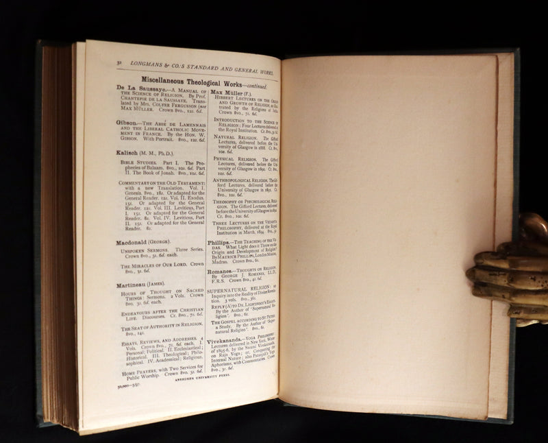1897 Scarce First Edition - THE BOOK OF DREAMS AND GHOSTS by Andrew Lang.