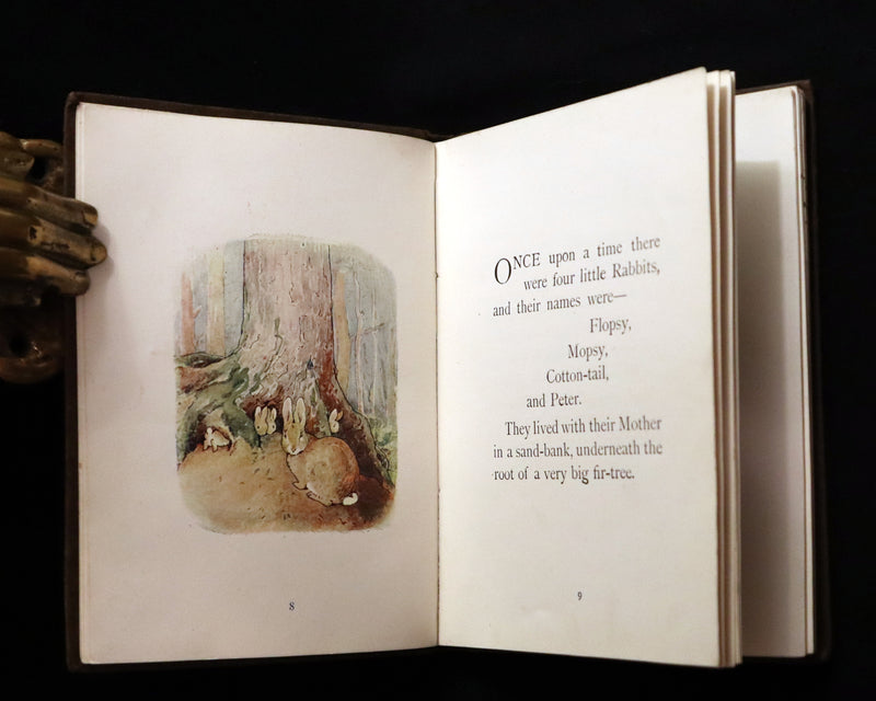 1904 Rare early Edition - THE TALE OF PETER RABBIT illustrated by Beatrix Potter.