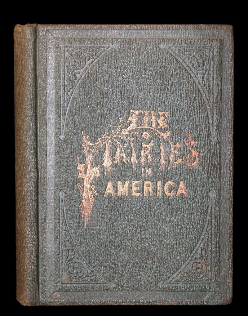1859 Scarce Book - The FAIRIES IN AMERICA by Spencer W. Cone. Illustrated.