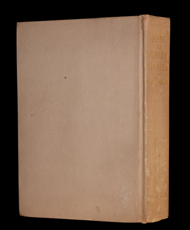 1910 Rare Early Edition - ANNE OF GREEN GABLES by Lucy Maud Montgomery. Illustrated.