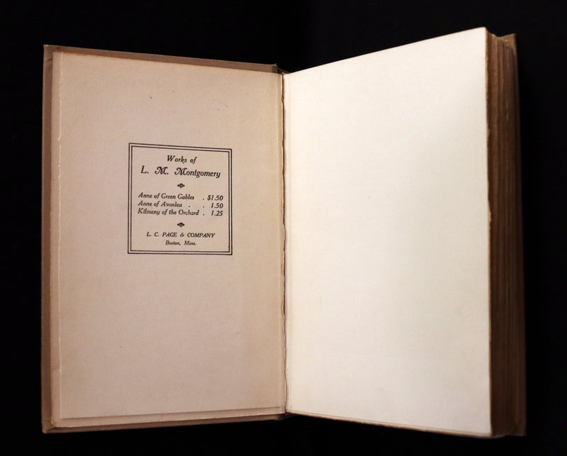 1910 Rare Early Edition - ANNE OF GREEN GABLES by Lucy Maud Montgomery. Illustrated.