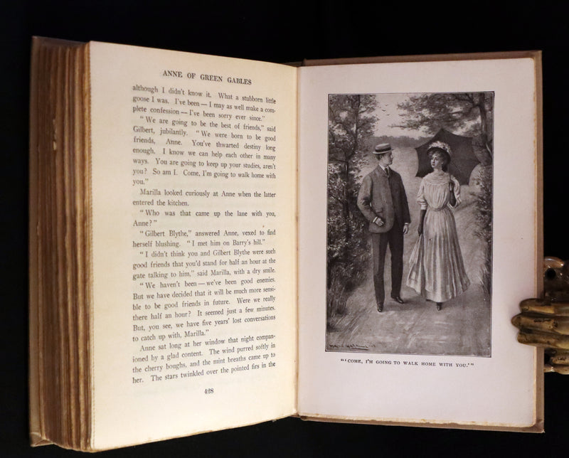 1910 Rare Early Edition - ANNE OF GREEN GABLES by Lucy Maud Montgomery. Illustrated.