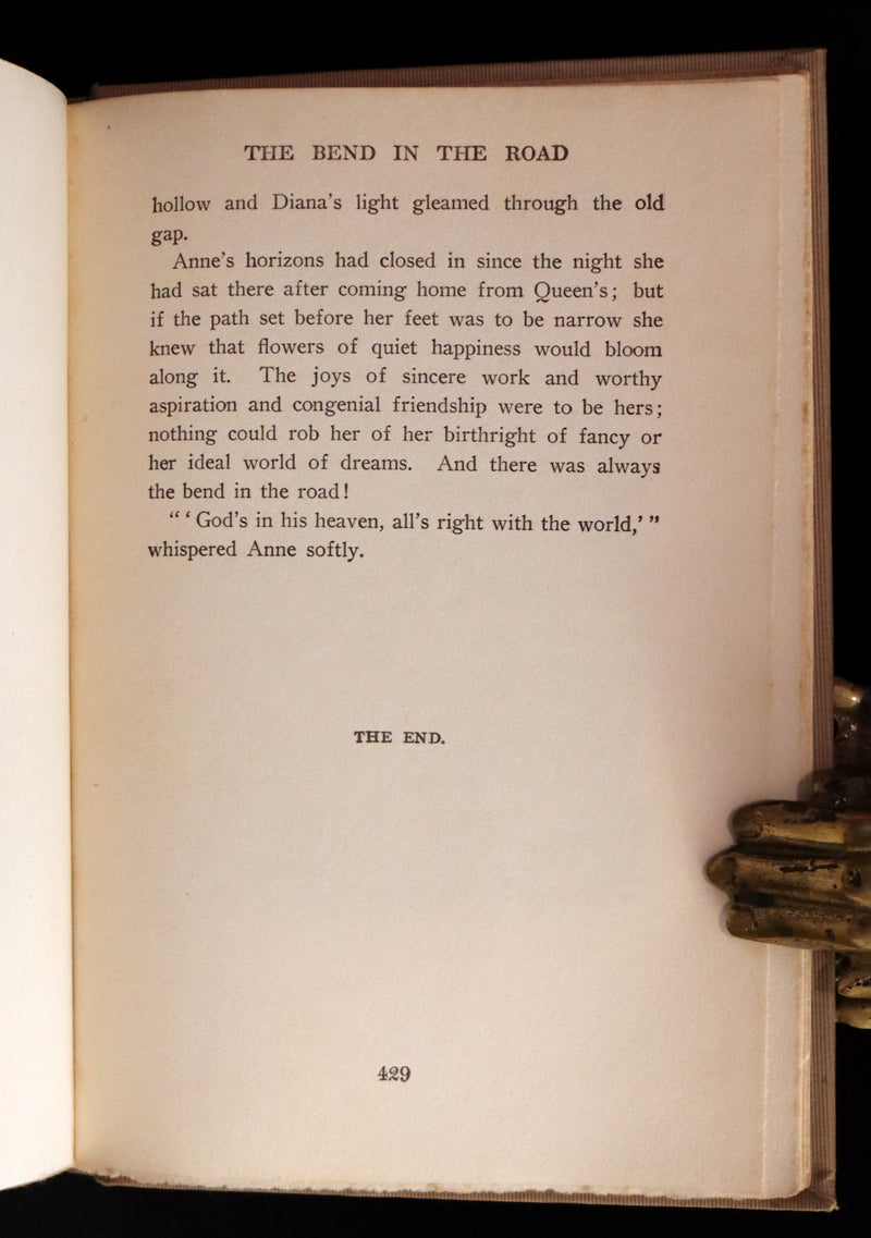 1910 Rare Early Edition - ANNE OF GREEN GABLES by Lucy Maud Montgomery. Illustrated.