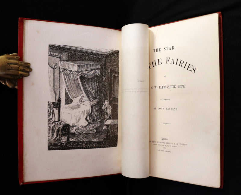 1881 Rare First Edition - The Star of the Fairies by Mrs C. W. Elphinstone Hope, illustrated by John Laurent.