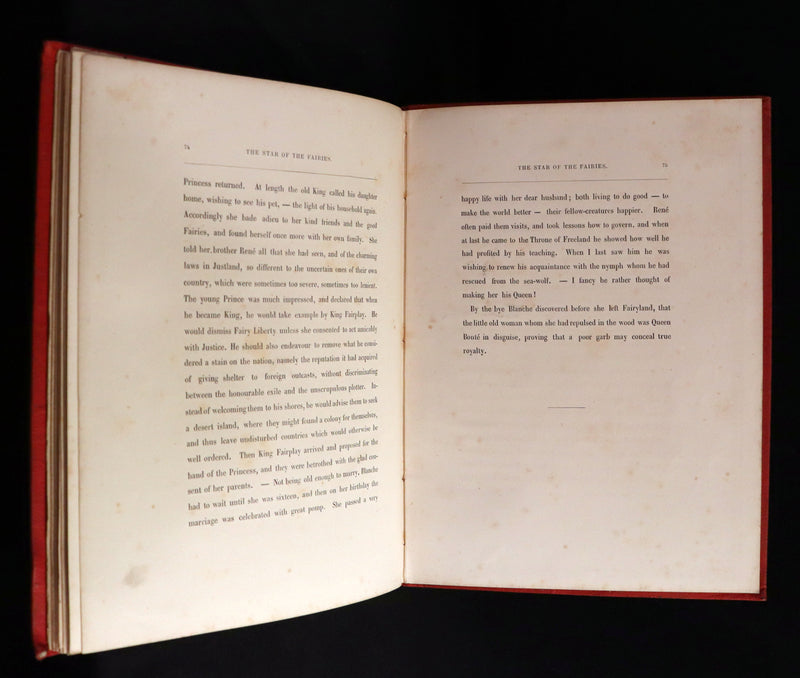 1881 Rare First Edition - The Star of the Fairies by Mrs C. W. Elphinstone Hope, illustrated by John Laurent.