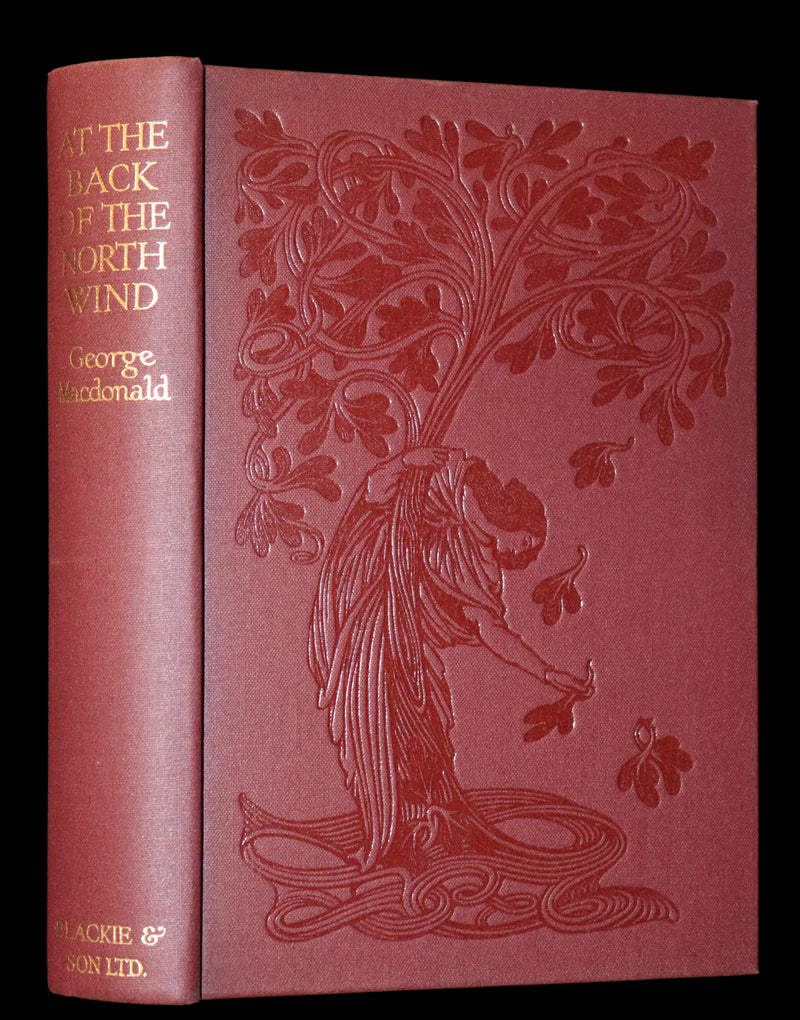 1925 Rare Book - AT THE BACK OF THE NORTH WIND by George MacDonald.