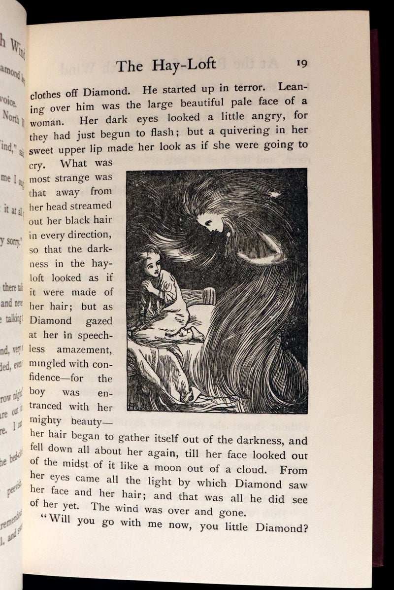 1925 Rare Book - AT THE BACK OF THE NORTH WIND by George MacDonald.