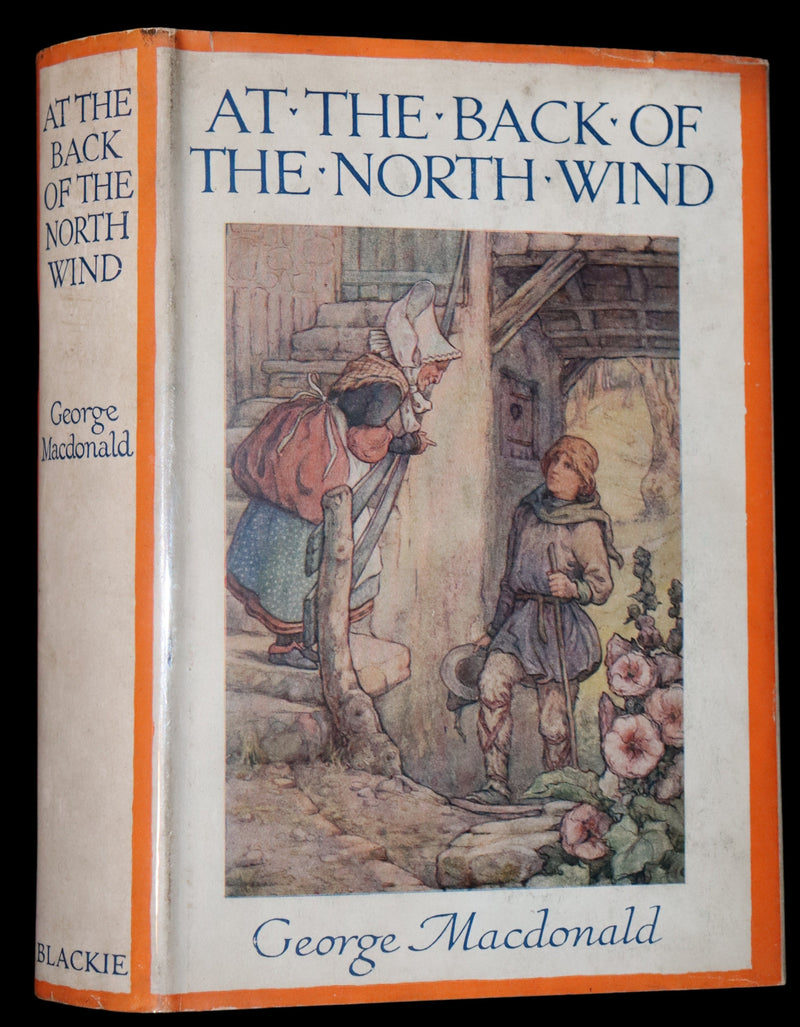 1925 Rare Book - AT THE BACK OF THE NORTH WIND by George MacDonald.