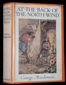 1925 Rare Book - AT THE BACK OF THE NORTH WIND by George MacDonald.