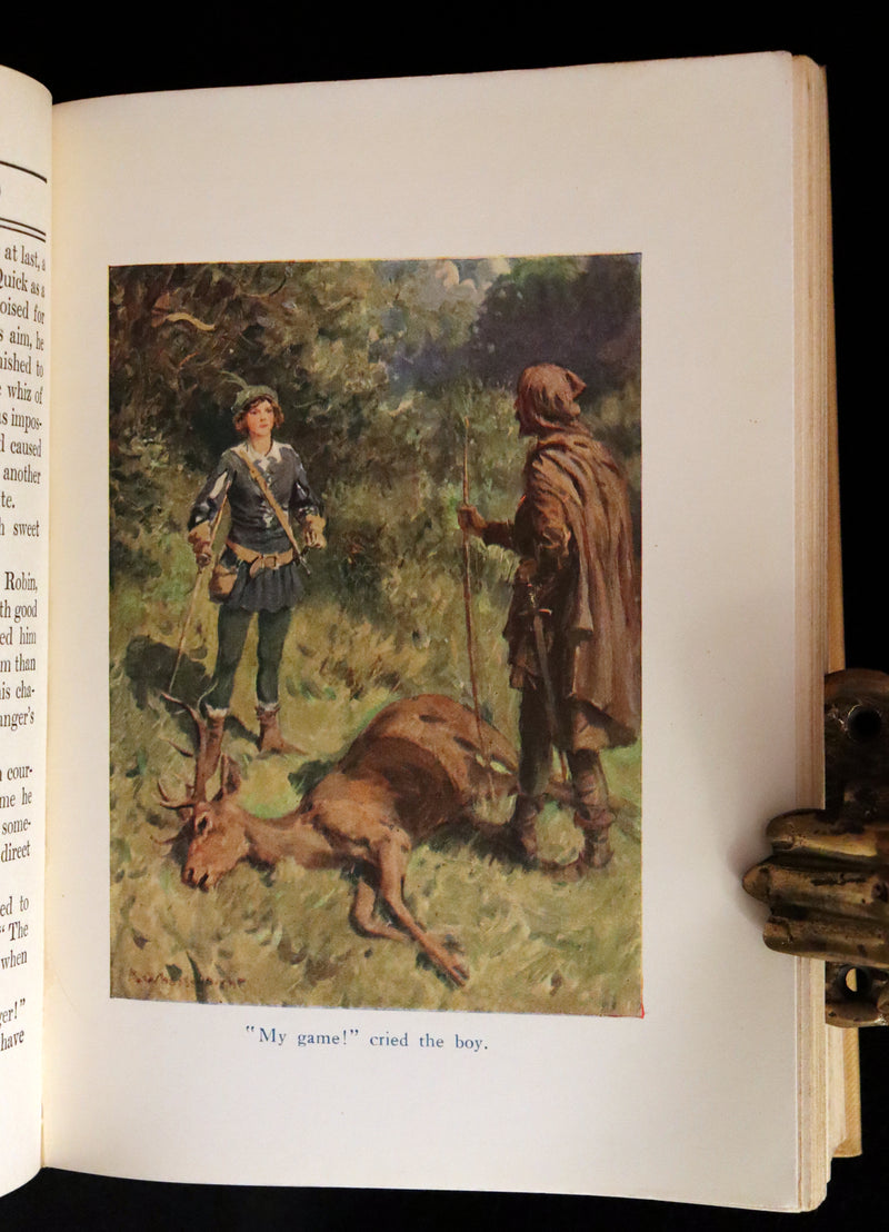 1921 Rare First Edition - Robin Hood and His Merry Men by Sara Hawks Sterling, Illustrated by Rowland Wheelwright.
