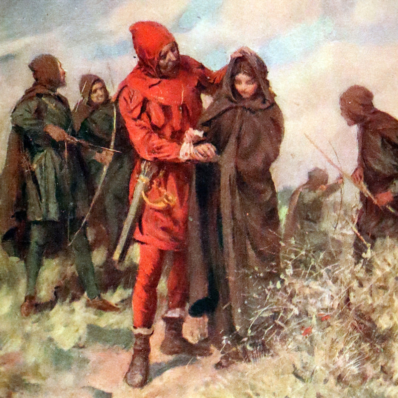 1921 Rare First Edition - Robin Hood and His Merry Men by Sara Hawks Sterling, Illustrated by Rowland Wheelwright.