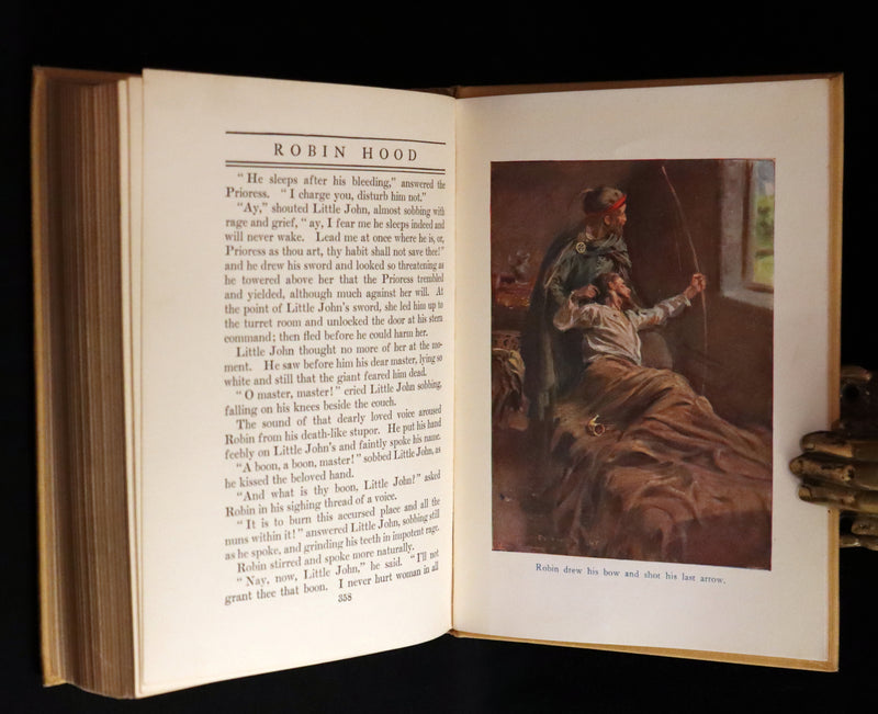 1921 Rare First Edition - Robin Hood and His Merry Men by Sara Hawks Sterling, Illustrated by Rowland Wheelwright.