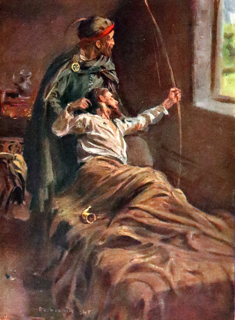 1921 Rare First Edition - Robin Hood and His Merry Men by Sara Hawks Sterling, Illustrated by Rowland Wheelwright.