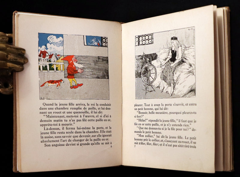 1910 Rare French Book - GRIMM's Fairy Tales - Recueil De Contes De Grimm illustrated by Gilbert James.