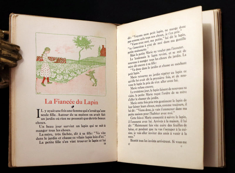 1910 Rare French Book - GRIMM's Fairy Tales - Recueil De Contes De Grimm illustrated by Gilbert James.