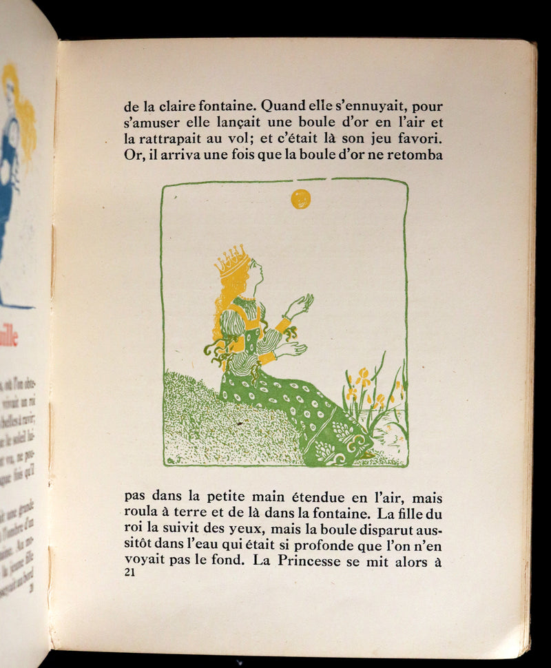 1910 Rare French Book - GRIMM's Fairy Tales - Recueil De Contes De Grimm illustrated by Gilbert James.