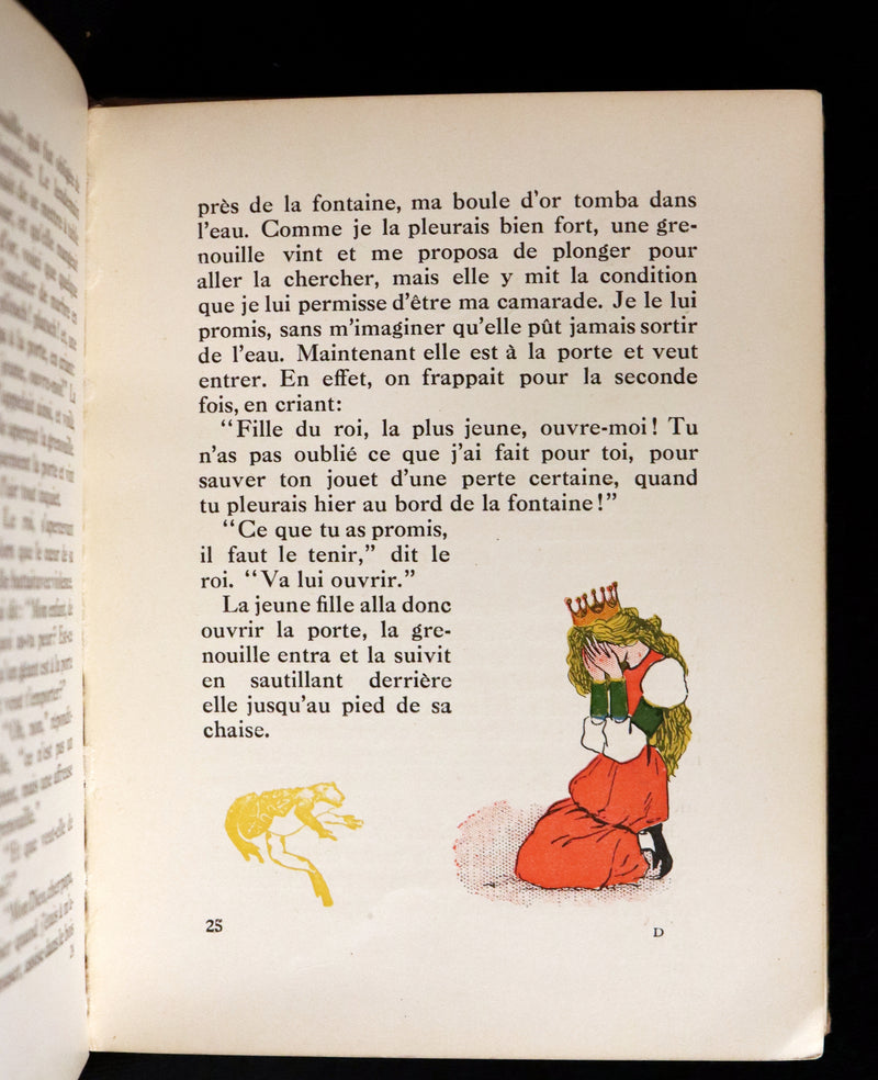 1910 Rare French Book - GRIMM's Fairy Tales - Recueil De Contes De Grimm illustrated by Gilbert James.