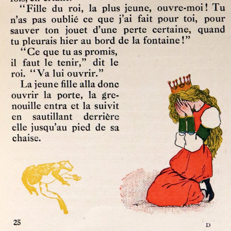 1910 Rare French Book - GRIMM's Fairy Tales - Recueil De Contes De Grimm illustrated by Gilbert James.