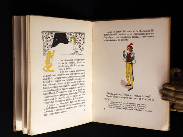 1910 Rare French Book - GRIMM's Fairy Tales - Recueil De Contes De Grimm illustrated by Gilbert James.