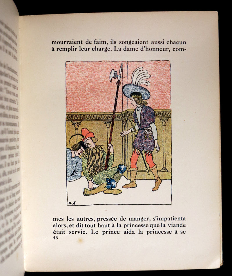 1910 Rare French Book - GRIMM's Fairy Tales - Recueil De Contes De Grimm illustrated by Gilbert James.