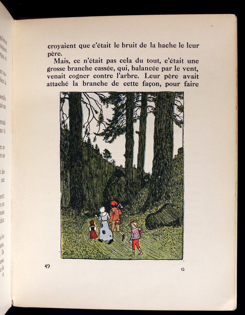 1910 Rare French Book - GRIMM's Fairy Tales - Recueil De Contes De Grimm illustrated by Gilbert James.