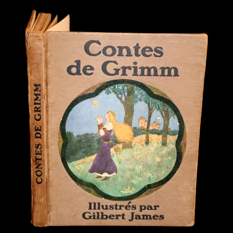 1910 Rare French Book - GRIMM's Fairy Tales - Recueil De Contes De Grimm illustrated by Gilbert James.