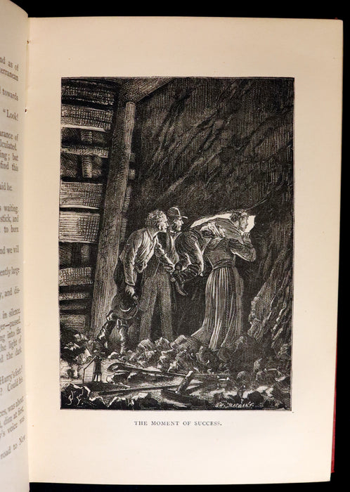 1891 Rare Book - Jules Verne Child of the Cavern Or Strange Doings Underground. Author's Illustrated Edition.