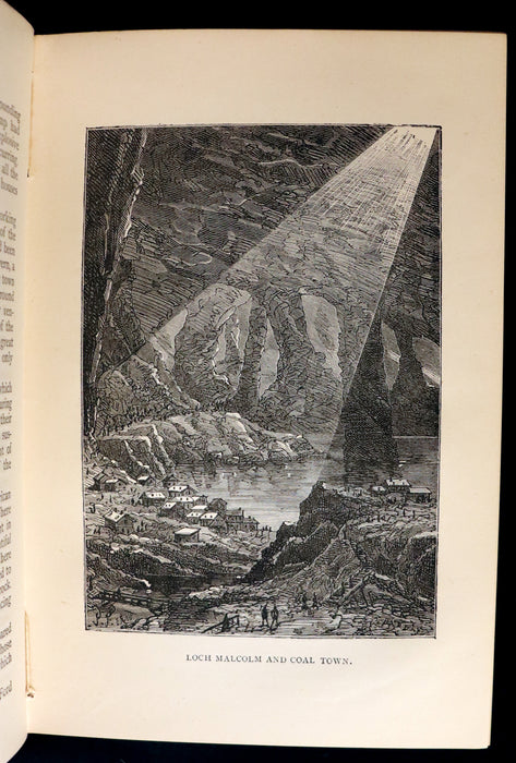 1891 Rare Book - Jules Verne Child of the Cavern Or Strange Doings Underground. Author's Illustrated Edition.