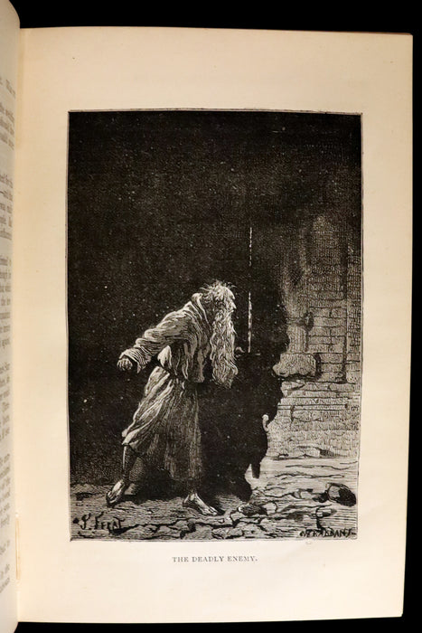 1891 Rare Book - Jules Verne Child of the Cavern Or Strange Doings Underground. Author's Illustrated Edition.