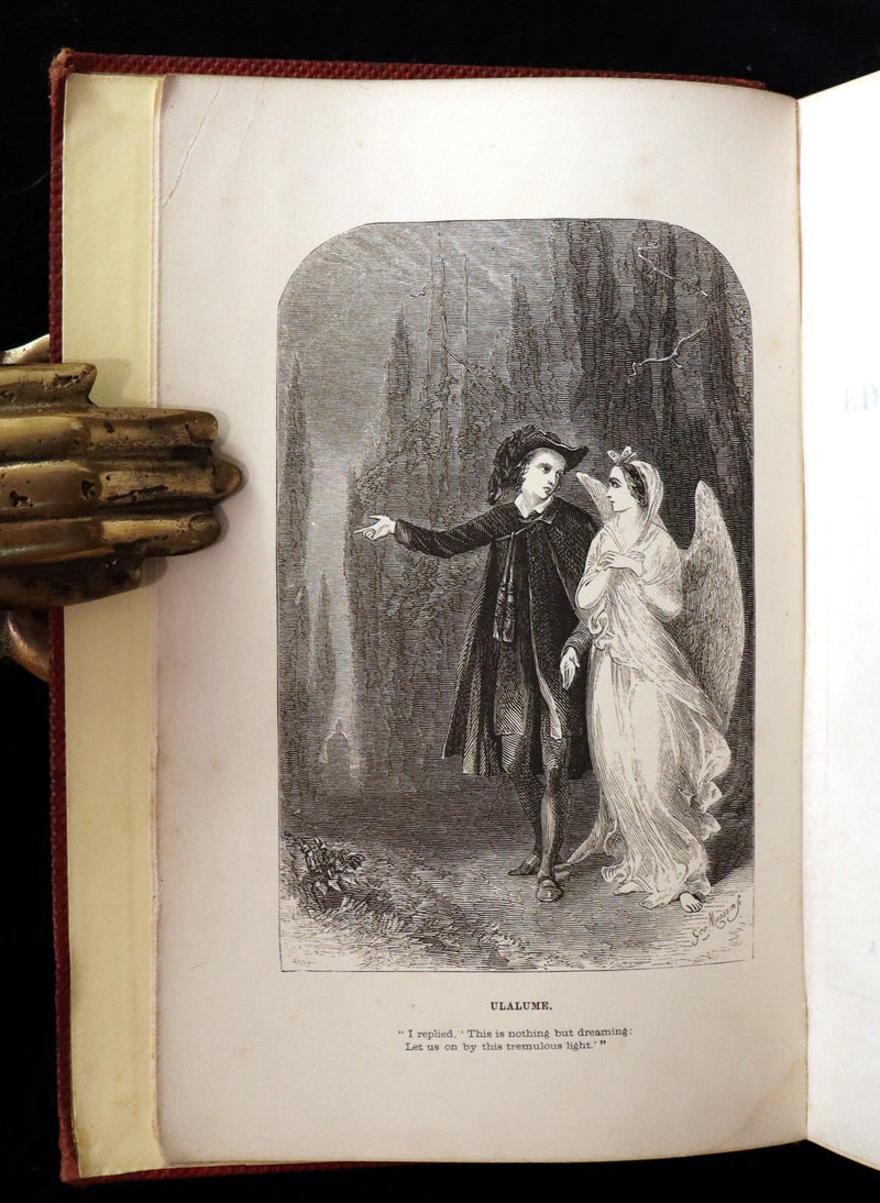 1852 Rare Book - The Poetical Works of EDGAR ALLAN POE with a notice of his Life and Genius.