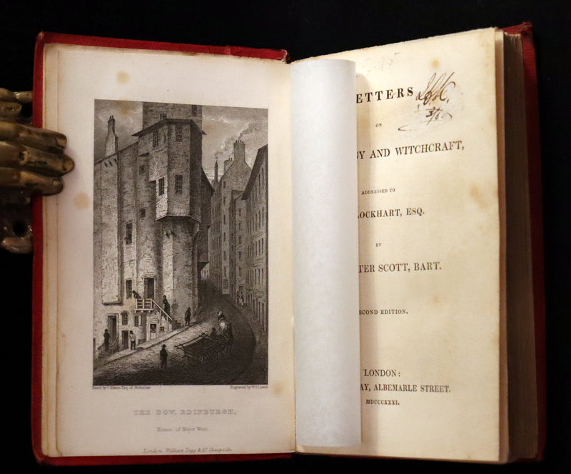 1831 Rare 2ndED Walter Scott - Letters on Demonology & Witchcraft - WITCHES & FAIRIES