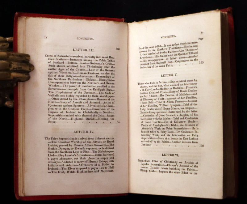 1831 Rare 2ndED Walter Scott - Letters on Demonology & Witchcraft - WITCHES & FAIRIES