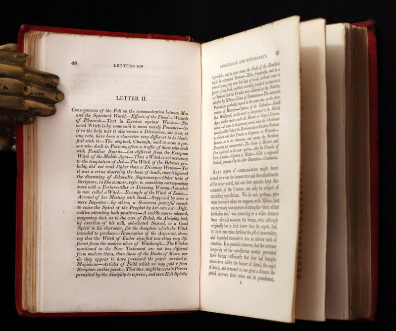 1831 Rare 2ndED Walter Scott - Letters on Demonology & Witchcraft - WITCHES & FAIRIES