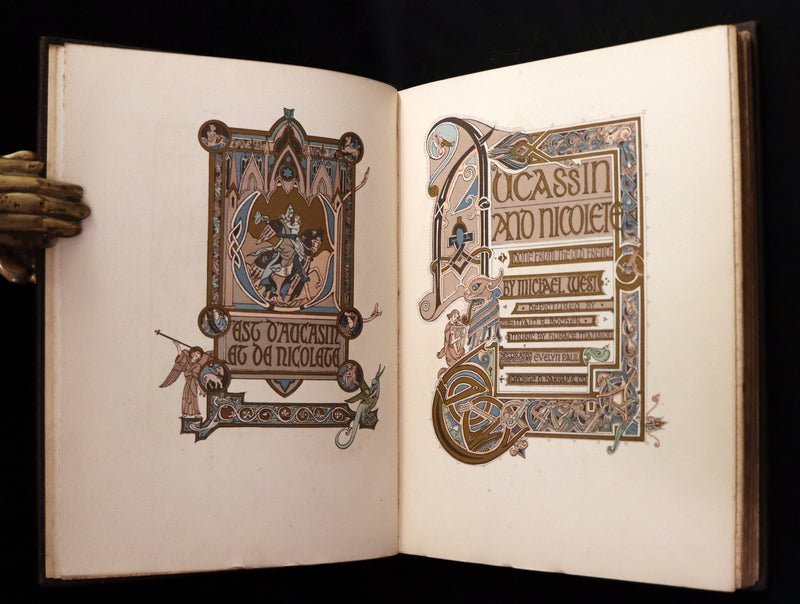 1917 Scarce Edition - Aucassin and Nicolete, Knighthood and Chivalry illustrated by Evelyn Paul.