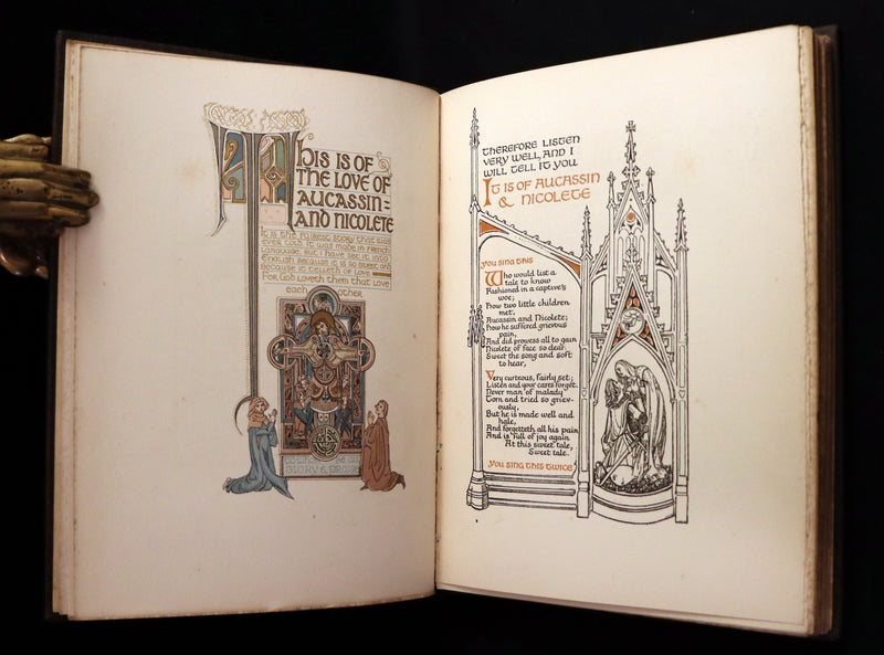 1917 Scarce Edition - Aucassin and Nicolete, Knighthood and Chivalry illustrated by Evelyn Paul.