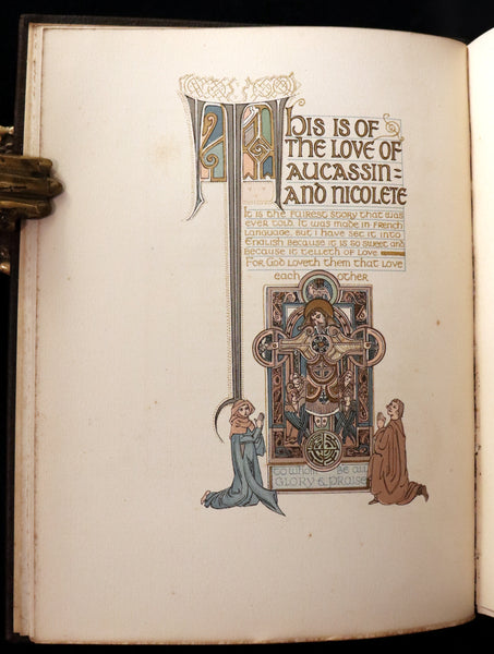 1917 Scarce Edition - Aucassin and Nicolete, Knighthood and Chivalry illustrated by Evelyn Paul.