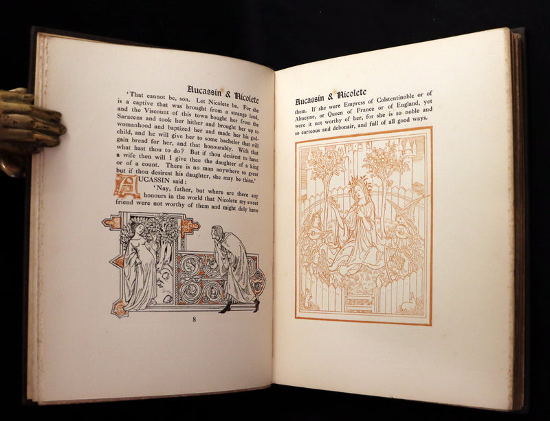1917 Scarce Edition - Aucassin and Nicolete, Knighthood and Chivalry illustrated by Evelyn Paul.