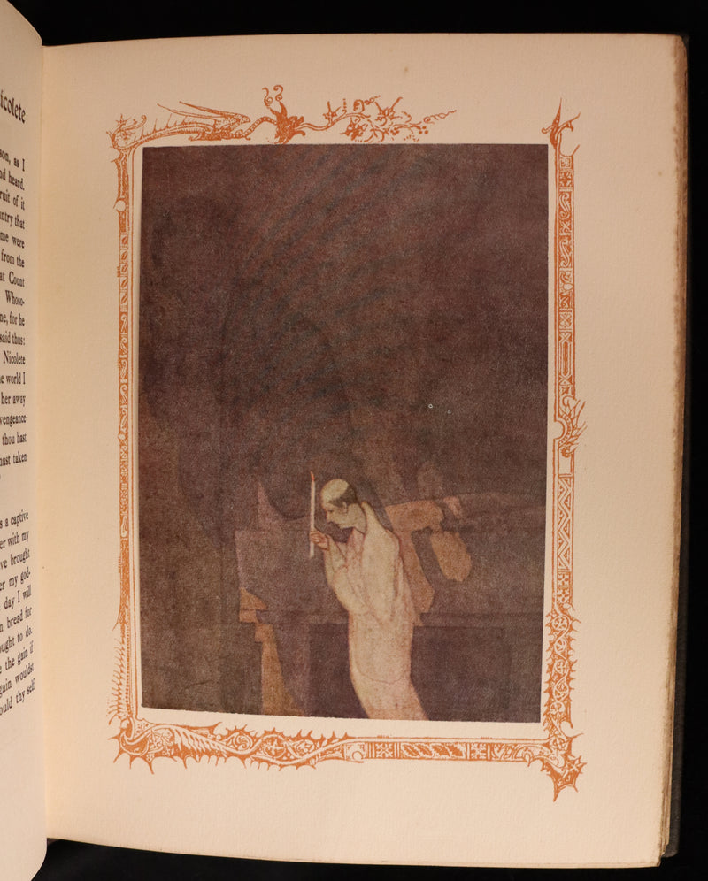 1917 Scarce Edition - Aucassin and Nicolete, Knighthood and Chivalry illustrated by Evelyn Paul.