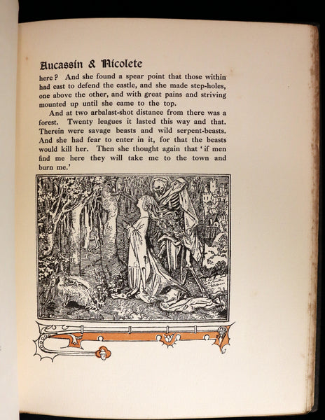 1917 Scarce Edition - Aucassin and Nicolete, Knighthood and Chivalry illustrated by Evelyn Paul.
