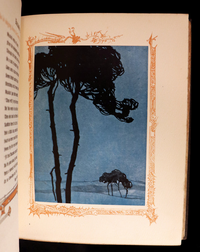 1917 Scarce Edition - Aucassin and Nicolete, Knighthood and Chivalry illustrated by Evelyn Paul.