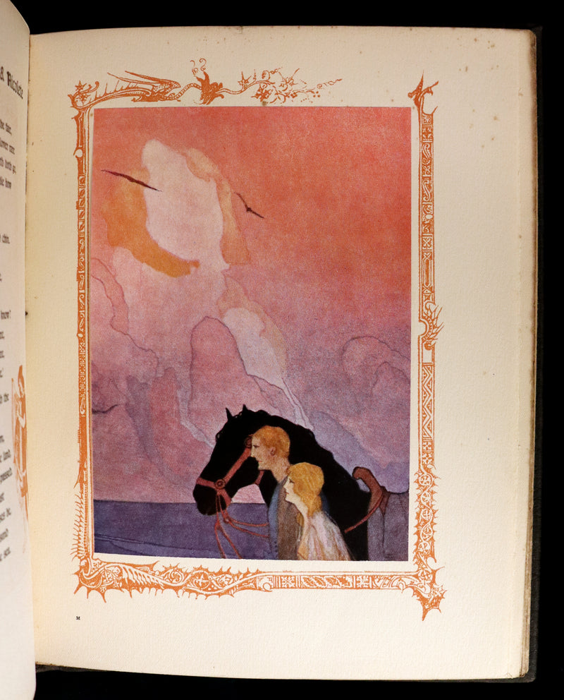 1917 Scarce Edition - Aucassin and Nicolete, Knighthood and Chivalry illustrated by Evelyn Paul.