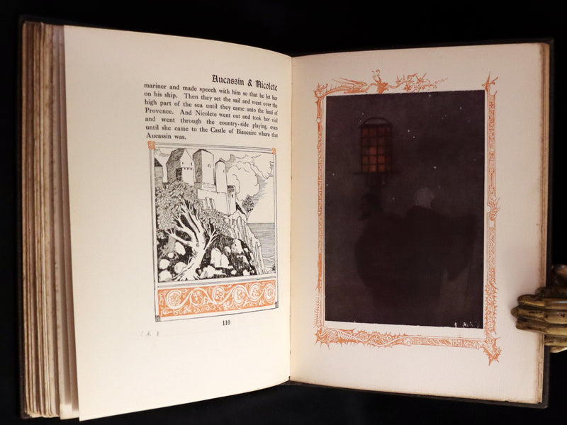 1917 Scarce Edition - Aucassin and Nicolete, Knighthood and Chivalry illustrated by Evelyn Paul.