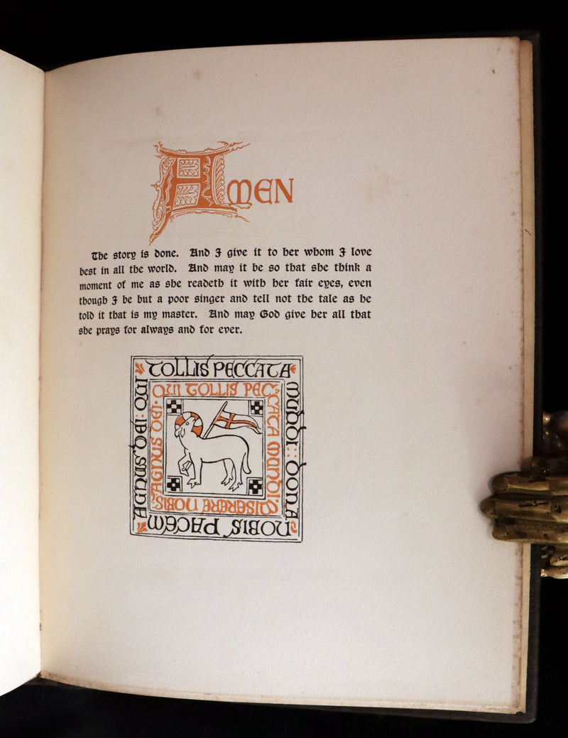 1917 Scarce Edition - Aucassin and Nicolete, Knighthood and Chivalry illustrated by Evelyn Paul.