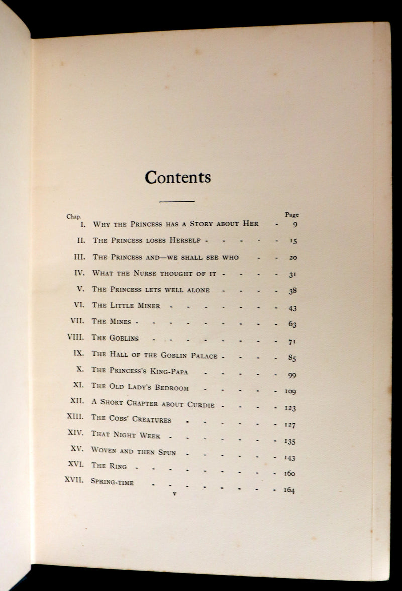 1911 Rare Edition - The PRINCESS and the GOBLIN by George MacDonald. Illustrated.