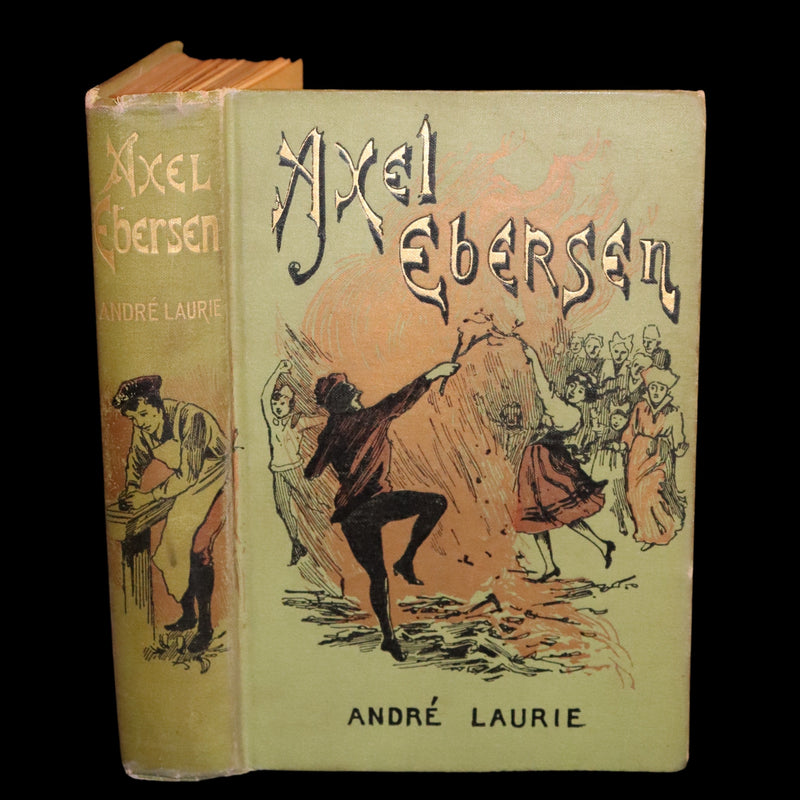 1893 Scarce 1st US Edition - AXEL EBERSEN, The Graduate of Upsala by Jules Verne collaborator, André Laurie.