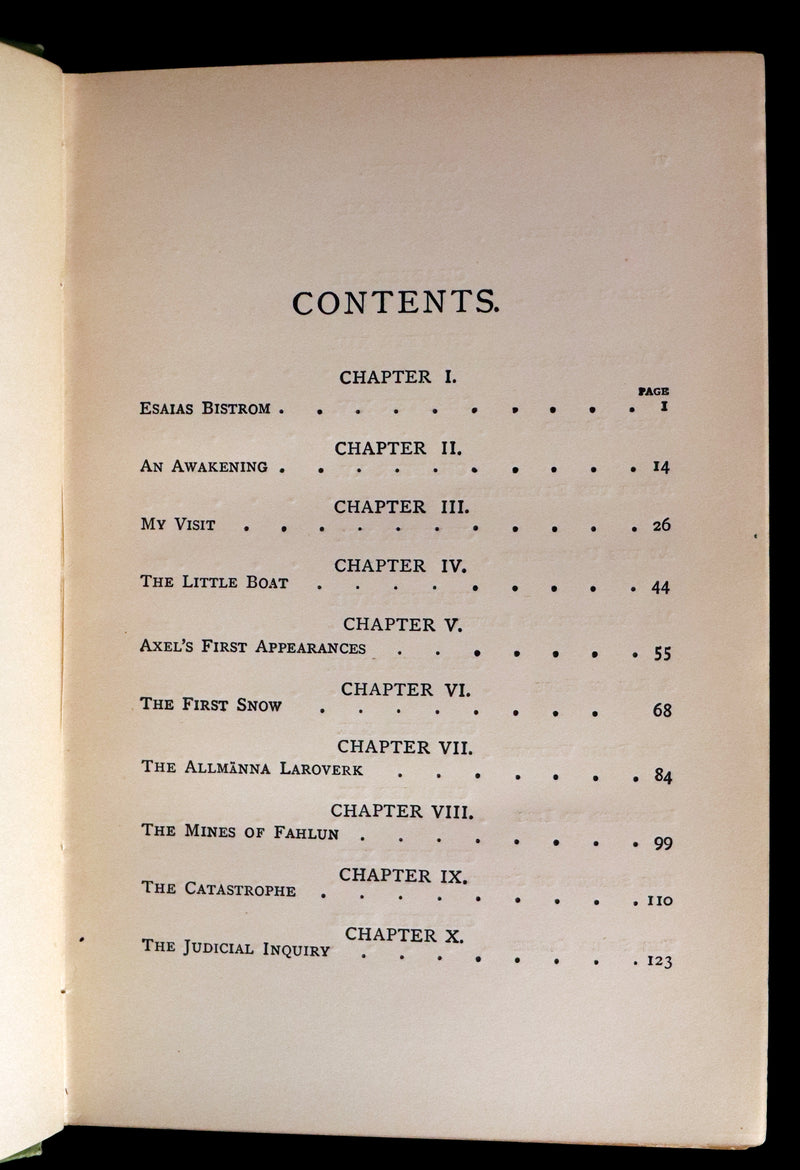 1893 Scarce 1st US Edition - AXEL EBERSEN, The Graduate of Upsala by Jules Verne collaborator, André Laurie.