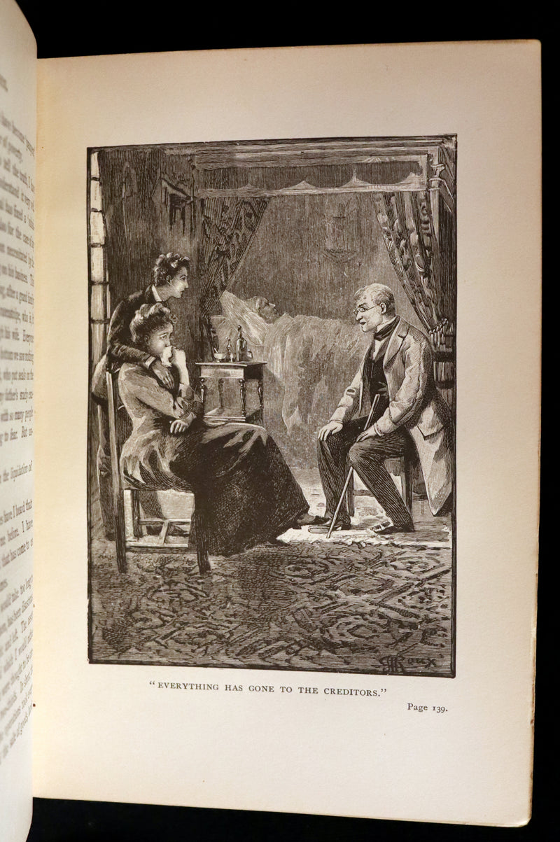 1893 Scarce 1st US Edition - AXEL EBERSEN, The Graduate of Upsala by Jules Verne collaborator, André Laurie.